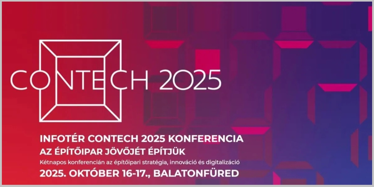 Ingyenes részvételi lehetőség építész kamarai tagoknak az Infotér Contech 2025 konferencián